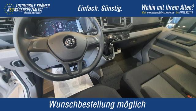 Volkswagen Crafter - Kastenwagen 35 L3H3 2.0 TDI SCR 103 kW 6-Gang ,5 Jahre Werksgarantie, Hochdach-kann gegen Minderpreis abgew&auml;hlt werden- MF-Lenkrad, PDC vorne + hinten, Radioanlage, App Conncet, Reifendruck direkt messend, Einzelsitze vorne, elektr. Fensterheber, ZV Funk,,