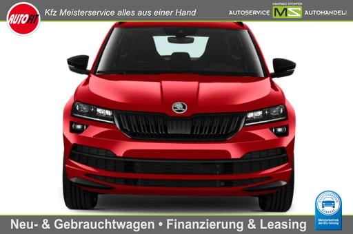 Lagerfahrzeug Skoda Karoq - 1.5 TSI ACT Sportline 7-GANG DSG AUTOMATIK! AHK SCHWENKBAR NAVIGATION ELEKTR.HECKKLAPPE 3-ZONEN KLIMAAUTOMATIK KAMERA WINTERPAKET MATRIX LED KESSY TEMPOMAT ACC PDC VORNE UND HINTEN  5 JAHRE GARANTIE!