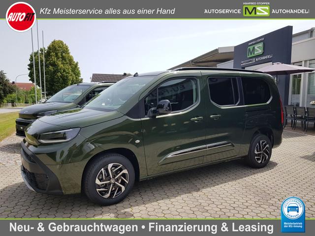 Lagerfahrzeug Toyota Proace City Verso - L2 Teamplayer 1.2 Team D 7-SITZER - TEMPOMAT ACC-RÜCKFAHRKAMERA-KLIMAAUTOMATIK-SITZHEIZUNG-SPURHALTEASSISTENT-BLUETOOTH-SMART KEY SYSTEM-GESCHWINDIGKEITSBEGRENZER-DAB-COMFORT PAKET 2-ABLAGE "NEUES MODELL 2025" ! SOFORT