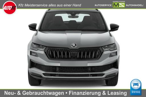 Lagerfahrzeug Skoda Karoq - 1.5 TSI ACT Sportline 7-GANG DSG AUTOMATIK! AHK SCHWENKBAR NAVIGATION ELEKTR.HECKKLAPPE 3-ZONEN CLIMATRONIC FRONTSCHEIBENHEIZUNG KAMERA WINTERPAKET MATRIX LED KESSY TEMPOMAT ACC PDC VORNE UND HINTEN  5 JAHRE GARANTIE!