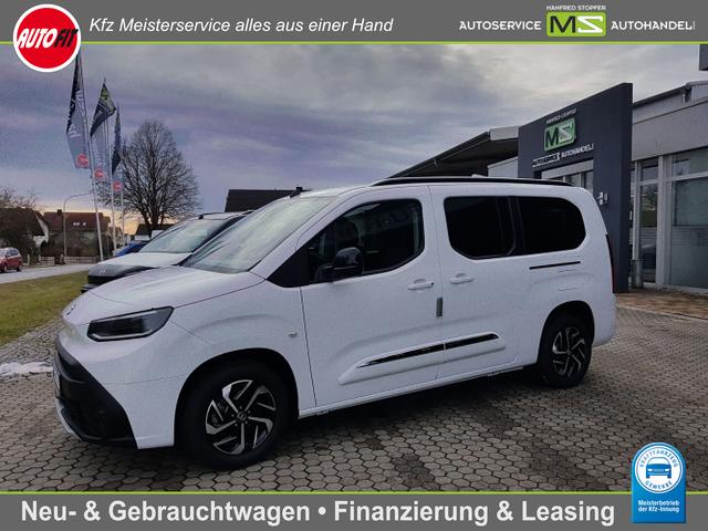 Lagerfahrzeug Toyota Proace City Verso - L2 Teamplayer 1.2 7-SITZER -ANHÄNGERKUPPLUNG TEMPOMAT ACC-RÜCKFAHRKAMERA-KLIMAAUTOMATIK-SITZHEIZUNG-SPURHALTEASSISTENT-BLUETOOTH-SMART KEY SYSTEM-GESCHWINDIGKEITSBEGRENZER-DAB-COMFORT PAKET 2-ABLAGE PAKET... "NEUES MODELL 2025!"