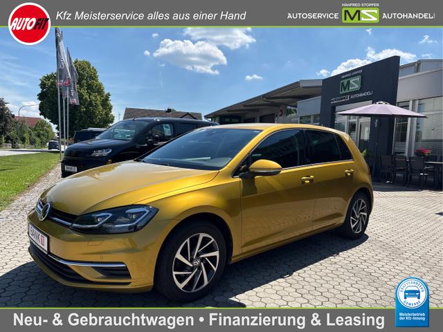 Gebrauchtfahrzeug Volkswagen Golf - VII 1.0 TSI BMT Sound 5-t&uuml;rig   KLIMAAUTOMATIK 2-ZONEN TEMPOMAT ACC NAVIGATION LED / KURVENLICHT WINTERPAKET ALU GLANZGEDREHT MULTILENKRAD