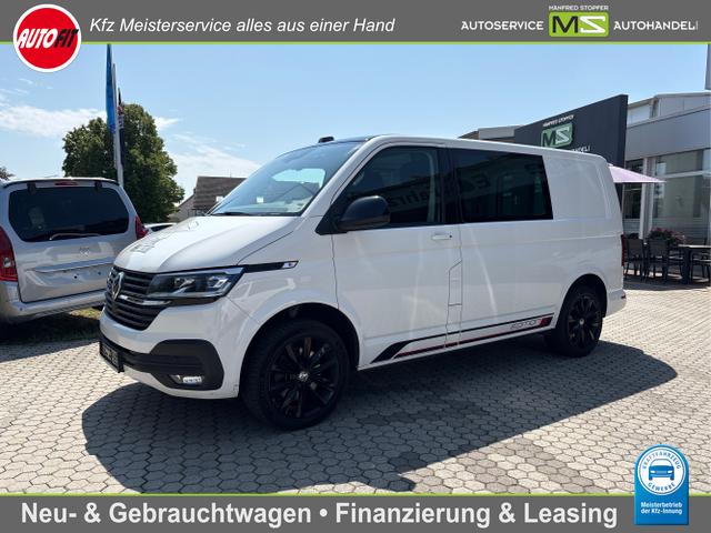 Gebrauchtfahrzeug Volkswagen Transporter 6.1 Kastenwagen - T6.1 2.0 TDI 4MOTION Kasten EDITION L1H1 7-GANG DSG AUTOMATIK! ANH&Auml;NGERKUPPLUNG   NAVIGATION LICHT & SICHT KAMERA 8x18 BLACK LED LKW ZULASSUNG !