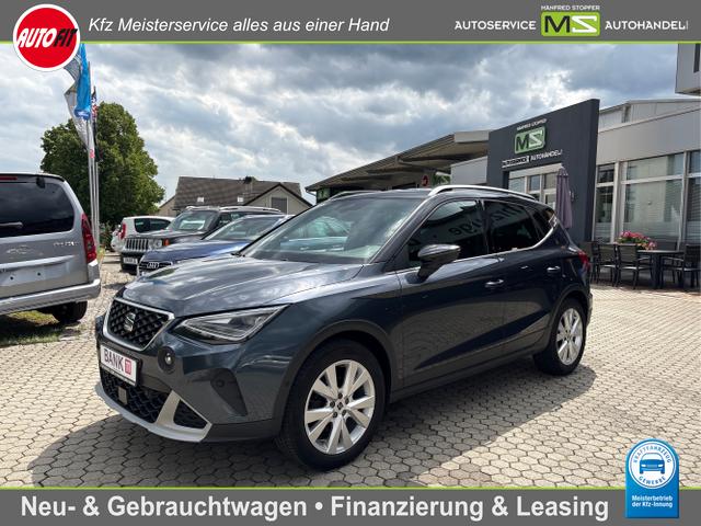 Gebrauchtfahrzeug Seat Arona - 1.0 TSI Xperience OPF 7-GANG DSG AUTOMATIK TEMPOMAT ACC VOLL-LED INFOTAIN-PAKET MIT NAVIGATION DIGITAL COMBI WINTERPAKET TOTE-WINKEL SICHERHEITS-PAKET