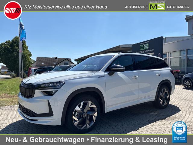 Lagerfahrzeug Skoda Kodiaq - 1.5 TSI mHEV Sportline 7-SITZER ! ANH&Auml;NGERKUPPLUNG SCHWENKBAR ELEKTR. HECKKLAPPE PANORAMADACH NAVIGATION MATRIX BEAM KAMERA TEMPOMAT ACC