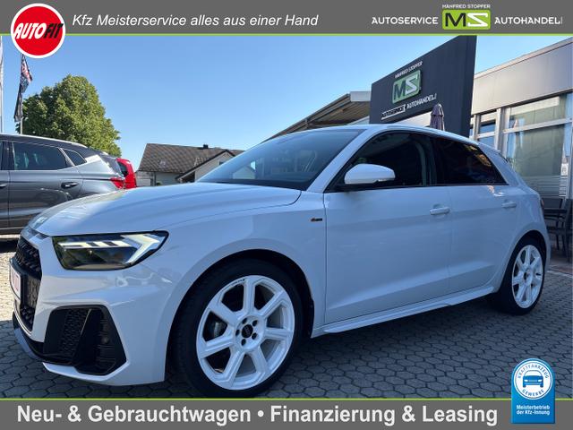 Gebrauchtfahrzeug Audi A1 Sportback - 25 1.0 TFSI S-line   7,5x18 ALU 7-Speichen Wei&szlig; MMI Navigation Plus Infotainment-Paket-Plus Sportsitze Optik-Paket schwarz Tempomat PDC vorne / hinten Sitzheizung LED Scheinwerfer Fernlichtassistent