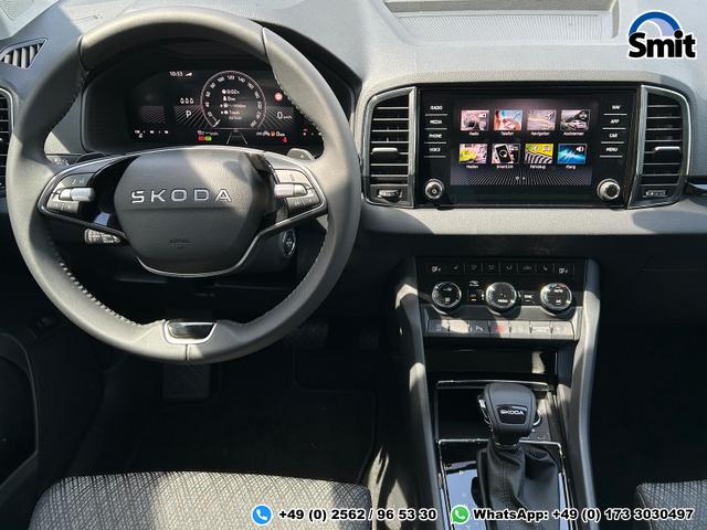 Skoda Karoq Extra Plus 2.0 TDI DSG AHK*Android Auto*Matrix*E-Heck*SHZ*ACC*Keyless*Kamera*17" LM* 2Z Klimaauto*SUNSET 