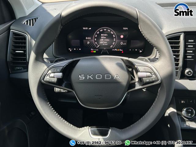 Skoda Karoq Extra Plus 2.0 TDI DSG AHK*Android Auto*Matrix*E-Heck*SHZ*ACC*Keyless*Kamera*17" LM* 2Z Klimaauto*SUNSET 