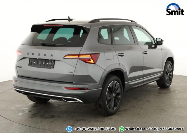 Skoda Karoq Sportline 4x4 2.0 TDI DSG Sportline, AHK, Navi, Matrix, AreaView, Side, Kamera, el. Klappe, FS-beheizbar, Winter 