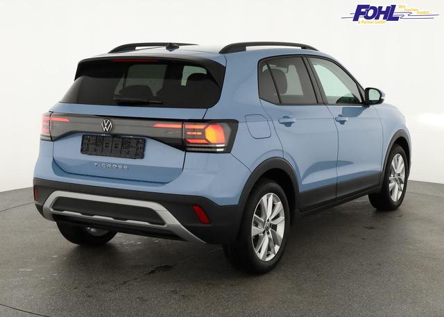 Volkswagen T-Cross 1.0 TSI 85 kW Life DSG Life, AHK, Ready2, Side, Kamera, 17-Zoll, Winterpaket, Climatronic 