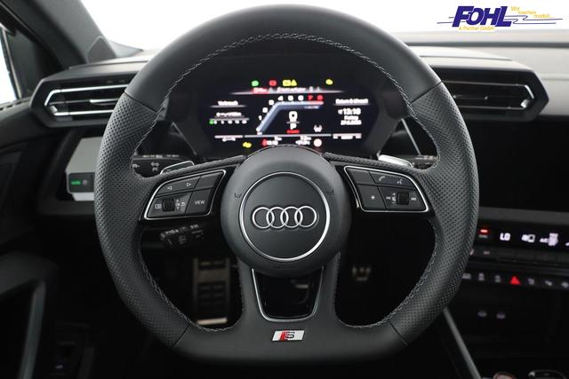 Audi S3 Sportback 2.0 TFSI quattro quattro, 19-Zoll, Matrix, Optik schwarz, Kamera, el. Klappe, 4-J Garantie 