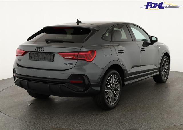 Audi Q3 Sportback 40 TDI quattro S line qu S-LINE, AHK, 19-Zoll, Optik schwarz, Navi, Kamera, el. Klappe, 4-J. Garantie 
