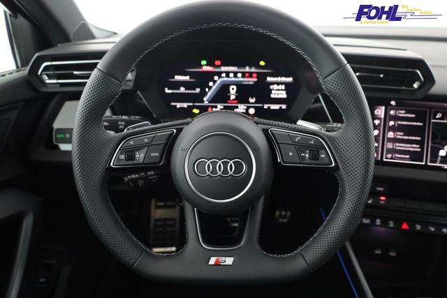 Audi S3 2.0 TFSI quattro Sportback quattro, 19-Zoll, Matrix, Optik schwarz, Kamera, el. Klappe, 4-J Garantie 