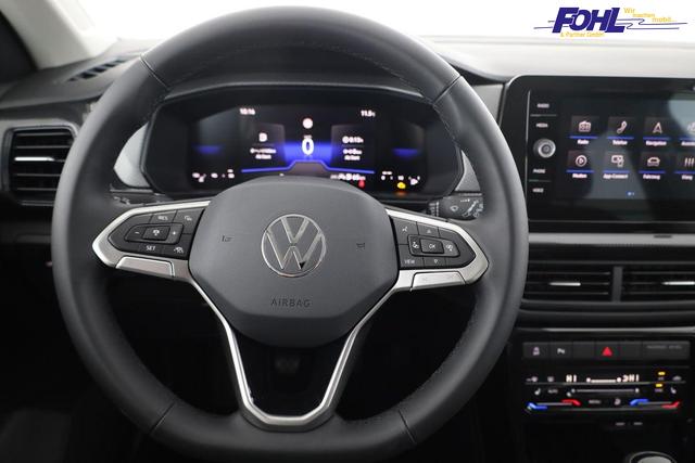 Volkswagen T-Cross 1.0 TSI 85 kW Life Life, AHK, ACC, Side, Kamera, 17-Zoll, Winterpaket, Climatronic 
