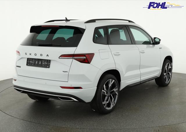 Skoda Karoq Sportline 4x4 2.0 TDI DSG Sportline, Matrix, Teilleder, Navi, Side, 5-J. Garantie 