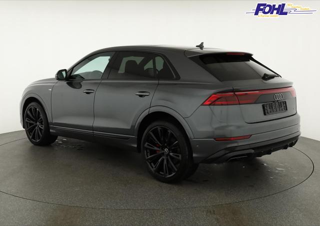 Audi Q8 50 TDI quattro qu S-LINE, Luft, Pano, B&O, 23-Zoll, AHK, Leder, AreaView, Optik schwarz 