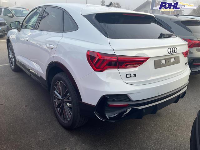 Audi Q3 Sportback 45 TFSI quattro S line qu S-LINE, AHK, 19-Zoll, Optik schwarz, Navi, Kamera, el. Klappe 
