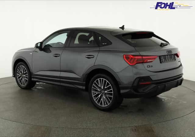 Audi Q3 Sportback 45 TFSI quattro S line qu S-LINE, Pano, AHK, 19-Zoll, Optik schwarz, Navi, Kamera, el. Klappe, 4 J.-Garantie 