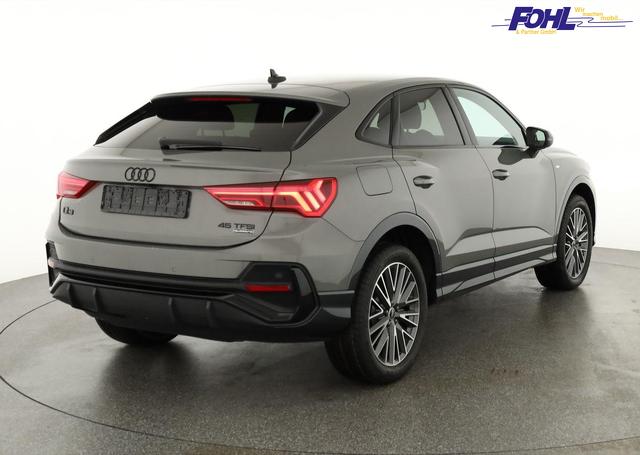 Audi Q3 Sportback 45 TFSI quattro S line qu S-LINE, AHK, 19-Zoll, Optik schwarz, Navi, Kamera, el. Klappe 