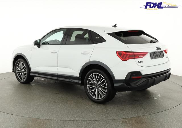 Audi Q3 Sportback 45 TFSI quattro S line qu S-LINE, AHK, 19-Zoll, Optik schwarz, Navi, Kamera, el. Klappe 
