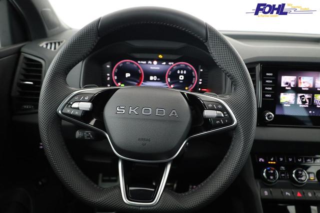 Skoda Karoq Sportline 1.5 TSI DSG Sportline, AHK, Navi, Matrix, Side, el. Klappe, Winter, 5 J.-Garantie, 19-Zoll 