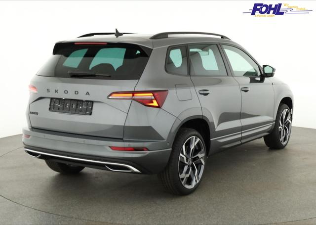 Skoda Karoq Sportline 1.5 TSI DSG Sportline, Pano, AHK, Navi, CANTON, Matrix, AreaView, Side, FS-beheizbar, 19-Zoll 