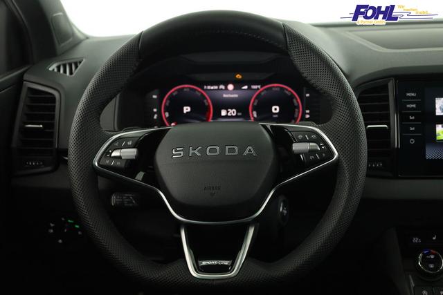 Skoda Karoq Sportline 1.5 TSI DSG Sportline, Pano, AHK, Navi, CANTON, Matrix, AreaView, Side, FS-beheizbar, 19-Zoll 