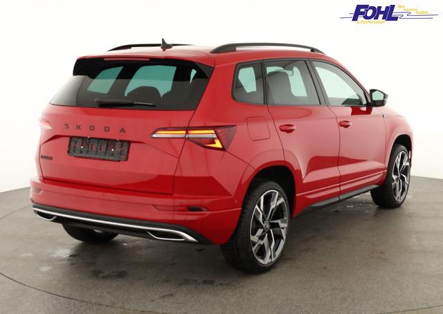 Skoda Karoq Sportline 1.5 TSI DSG Sportline, Pano, AHK, Navi, CANTON, Matrix, AreaView, Side, FS-beheizbar, 19-Zoll 