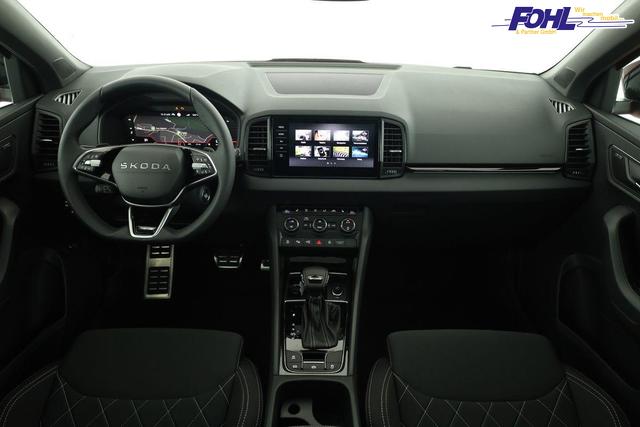 Skoda Karoq Sportline 1.5 TSI DSG Sportline, Pano, AHK, Navi, CANTON, Matrix, AreaView, Side, FS-beheizbar, 19-Zoll 