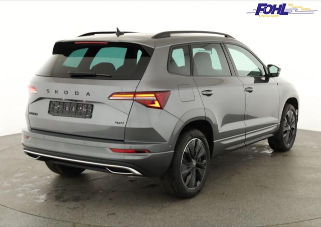 Skoda Karoq Sportline 4x4 2.0 TDI DSG Sportline, Pano, AHK, Navi, Matrix, AreaView, Side, Kamera, el. Klappe, FS-beheizbar, Winter 