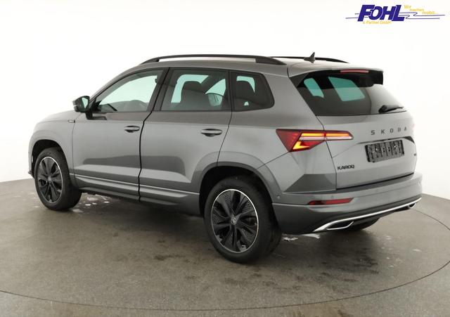 Skoda Karoq Sportline 4x4 2.0 TDI DSG Sportline, Pano, AHK, Navi, Matrix, AreaView, Side, Kamera, el. Klappe, FS-beheizbar, Winter 
