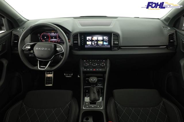 Skoda Karoq Sportline 4x4 2.0 TDI DSG Sportline, Pano, AHK, Navi, Matrix, AreaView, Side, Kamera, el. Klappe, FS-beheizbar, Winter 