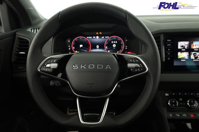 Skoda Karoq Sportline 4x4 2.0 TDI DSG Sportline, Pano, AHK, Navi, Matrix, AreaView, Side, Kamera, el. Klappe, FS-beheizbar, Winter 