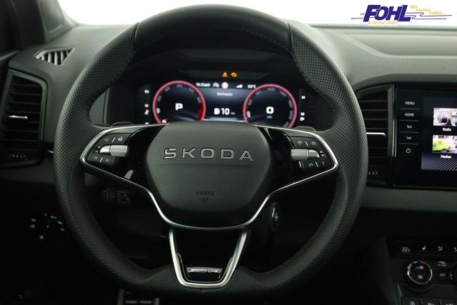 Skoda Karoq Sportline 1.5 TSI DSG Sportline, Pano, AHK, Navi, Matrix, AreaView, Side, FS-beheizbar, Winter, 19-Zoll 