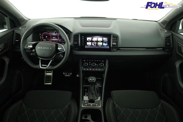 Skoda Karoq Sportline 4x4 2.0 TDI DSG Sportline, Pano, AHK, Navi, Matrix, AreaView, Side, Kamera, el. Klappe, FS-beheizbar, Winter 