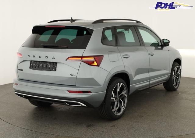 Skoda Karoq Sportline 4x4 2.0 TSI DSG Sportline, Pano, AHK, Navi, Matrix, Side, Winter, 5 J.-Garantie 