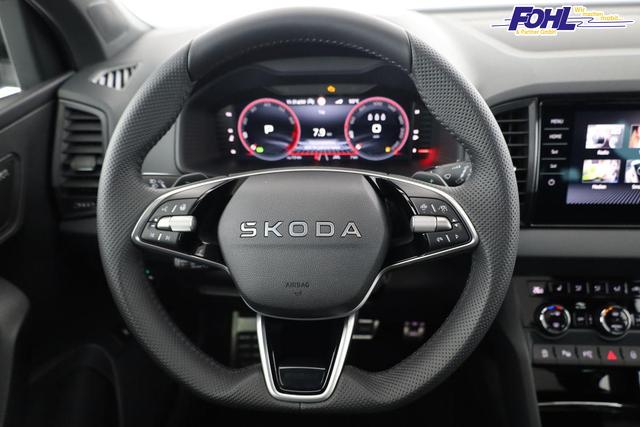Skoda Karoq Sportline 1.5 TSI DSG Sportline, Pano, AHK, Navi, CANTON, Matrix, AreaView, Side, FS-beheizbar 