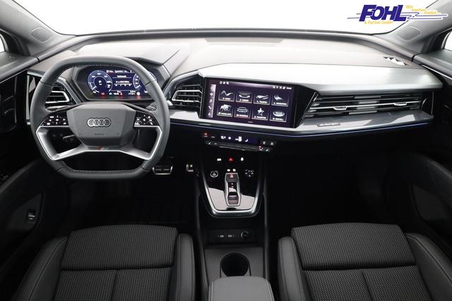 Audi Q4 Sportback e-tron 45 quattro basis S-LINE quattro, AHK, Navi, Matrix, Komfort, Side, Kamera, el. Klappe, Winter, 20-Zoll 