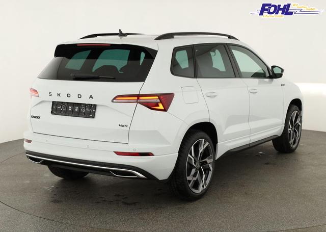 Skoda Karoq Sportline 4x4 2.0 TSI DSG Sportline, Pano, AHK, Navi, Matrix, Side, Winter, 5 J.-Garantie 