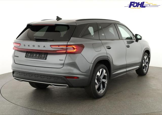 Skoda Kodiaq 2.0 TDI 142 kW 4x4 Sportline DSG Sportline, Pano, AHK, Navi, Matrix, el. Klappe, Side, Winter, 19-Zoll 