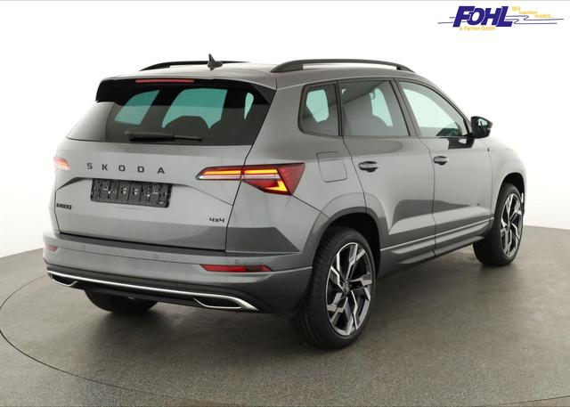 Skoda Karoq Sportline 4x4 2.0 TSI DSG Sportline, Pano, AHK, Navi, Matrix, Side, Winter, 5 J.-Garantie 