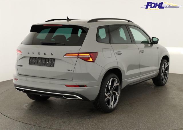 Skoda Karoq Sportline 4x4 2.0 TSI DSG Sportline, Pano, AHK, Navi, Matrix, Side, Winter, 5 J.-Garantie 
