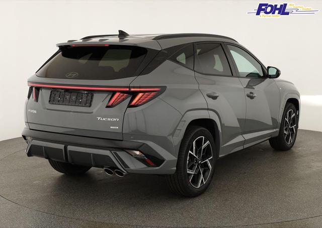 Hyundai TUCSON 1.6 T-GDI DCT 4WD N-LINE, AHK, el. Klappe, Teilleder, Navi, Kamera, ACC 