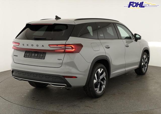 Skoda Kodiaq 2.0 TDI 142 kW 4x4 Sportline DSG Sportline, Pano, AHK, Navi, Matrix, el. Klappe, Side, Winter, 19-Zoll, 4 J.-Garantie 
