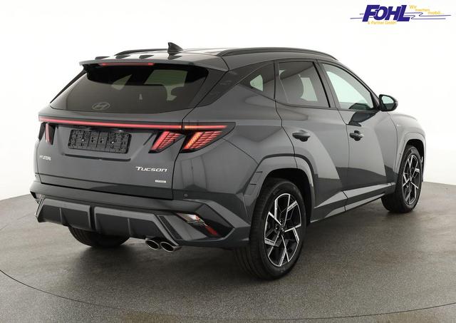 Hyundai TUCSON 1.6 T-GDI DCT 4WD N-LINE, AHK, el. Klappe, Teilleder, Navi, Kamera, ACC 