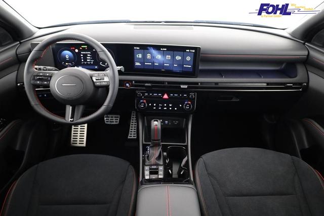 Hyundai TUCSON 1.6 T-GDI DCT 4WD N-LINE, AHK, el. Klappe, Teilleder, Navi, Kamera, ACC 