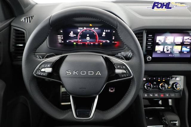 Skoda Karoq Sportline 1.5 TSI DSG Sportline, Pano, AHK, Navi, CANTON, Matrix, AreaView, Side, el. Klappe, FS-beheizbar, 5 J.-Garantie 