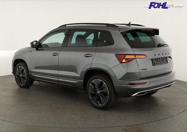 Skoda Karoq Sportline 1.5 TSI DSG Sportline, Pano, AHK, Navi, CANTON, Matrix, AreaView, Side, el. Klappe, FS-beheizbar, 5 J.-Garantie 