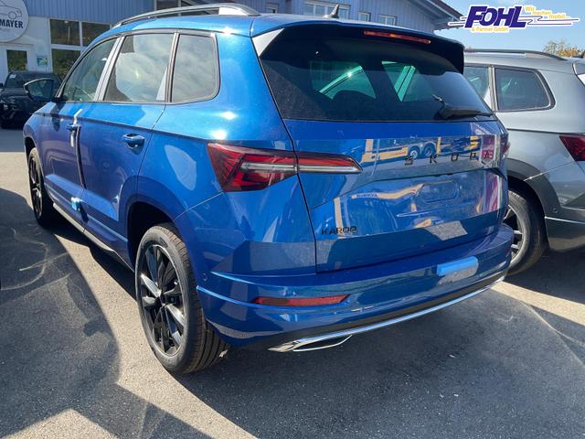Skoda Karoq Sportline 1.5 TSI DSG Sportline, AHK, Navi, CANTON, Matrix, AreaView, Side, Kamera, el. Klappe, FS-beheizbar, 5 J.-Garantie 