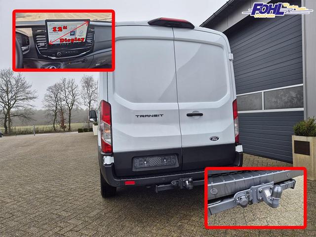 Ford Transit L2H2 2.0 EcoBlue 165PS Trend Heckantrieb 3,5t 2-Sitzer AHK Sitzheizung Lenkradheizung Frontscheibe beheizb. Klimaautomatik PDC v+h Rückf.Kamera Bluetooth DAB Apple CarPlay Android Auto Tempomat Ganzj.Reifen 